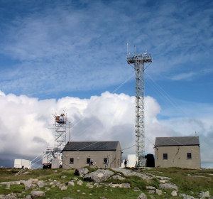 The Mace Head atmospheric observatory on the west coast of Ireland pictured during the NAMBLEX field project involving the Centre for Atmospheric Science