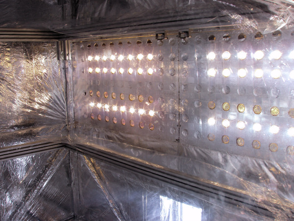 Lights inside the chamber