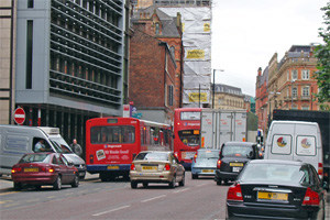 Motor vehicles are a major source of pollution in our cities.