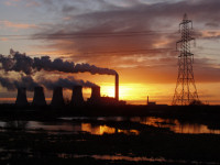 Power station close to Marton, Lincs