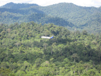 FAAM aircraft flying past the GAW tower