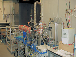 Instruments from the University of Leicester measuring from the smog chamber