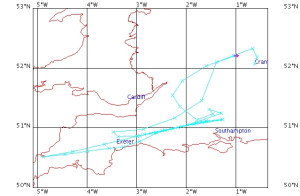 Flight track B331