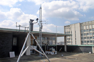 Instruments on the Mason Centre roof