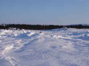 COBRA Measurement site viewed from further out on the sea ice