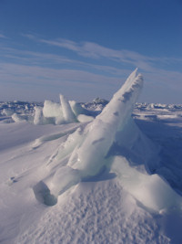 Arctic Sea Ice on Hudson Bay, near Kuujjuarapik