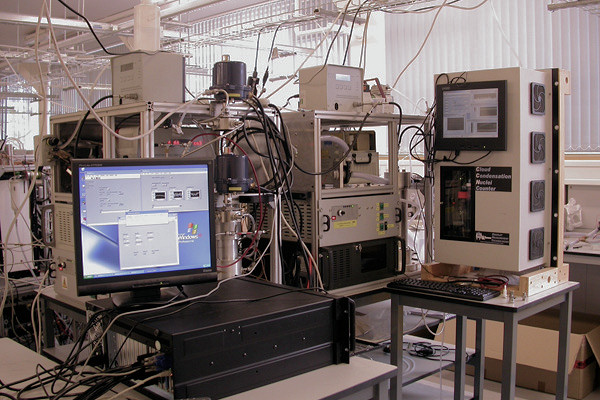 Instrumentation located in the aerosol and trace gas laboratory