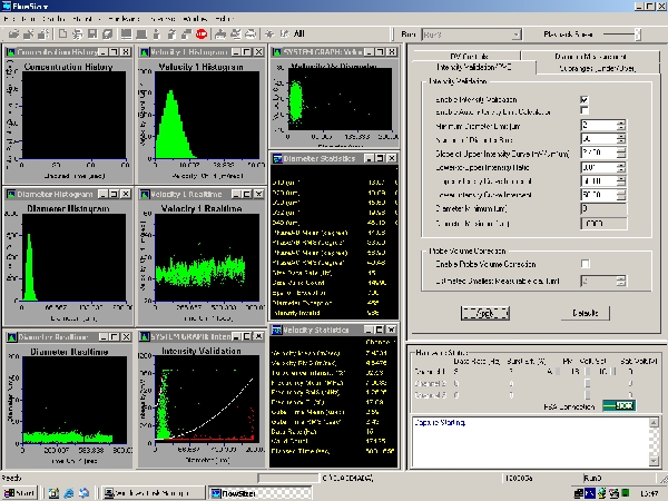 Logging screen for the ADA