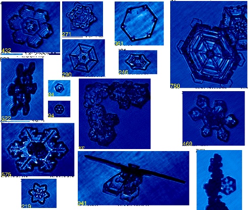 Ice crystal images