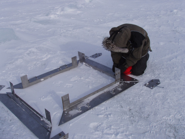 Work on the ice