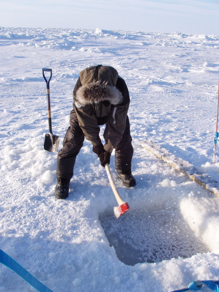 Work on the ice