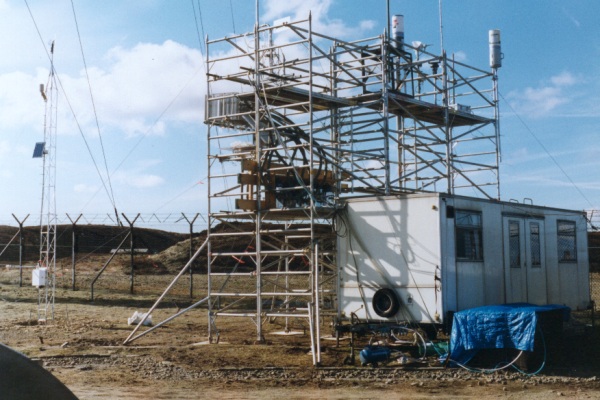 Holme Moss summit site during the PROCLOUD experiment