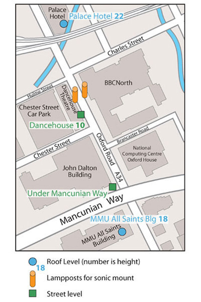 Detail of the Oxford Road Sites.