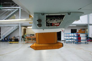 Cloud Particle Imager (CPI) mounted under the wing of the Egrett aircraft