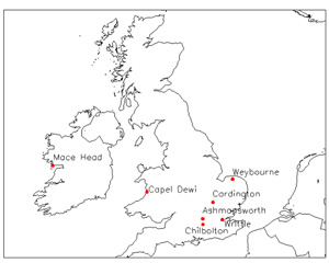 Wind profiler deployment history