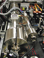 Fig 1. Aerodyne Dual Quantum Cascade Laser Absorption Spectrometer for field measurements of NH3, HNO3, NO, NO2 fluxes.