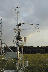 Aerosol Particle Eddy Covariance Flux System.