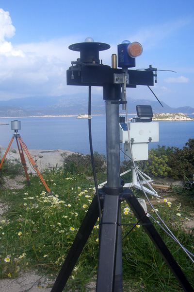 Preparing for measurements during a solar eclipse.