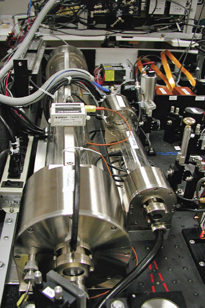 Fig 1. Aerodyne Dual Quantum Cascade Laser Absorption Spectrometer for field measurements of NH3, HNO3, NO, NO2 fluxes.