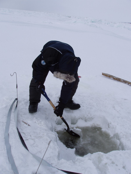 Work on the ice