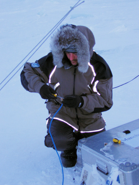 Work on the ice